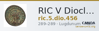 RIC V Diocletian 456 — CANOA