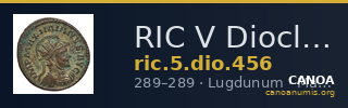 RIC V Diocletian 456 — CANOA