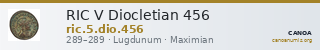 RIC V Diocletian 456 — CANOA
