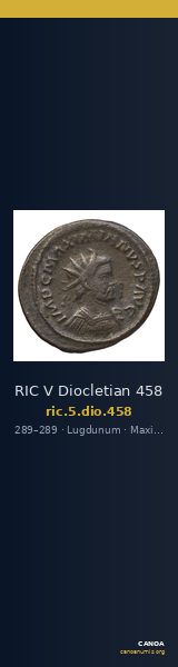 RIC V Diocletian 458 — CANOA