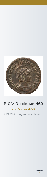 RIC V Diocletian 460 — CANOA