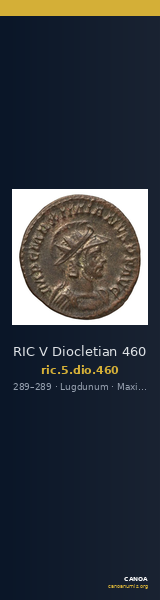 RIC V Diocletian 460 — CANOA