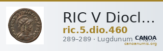 RIC V Diocletian 460 — CANOA