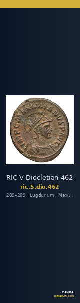 RIC V Diocletian 462 — CANOA