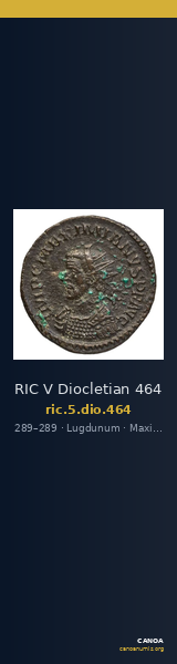 RIC V Diocletian 464 — CANOA