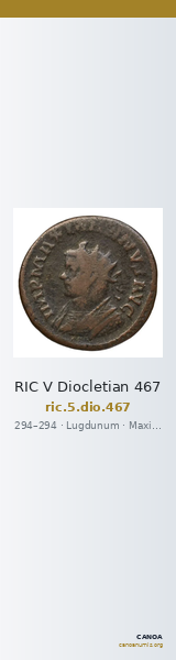 RIC V Diocletian 467 — CANOA