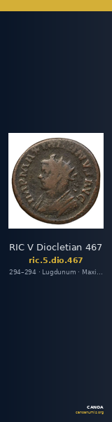 RIC V Diocletian 467 — CANOA