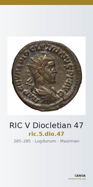 RIC V Diocletian 47 — CANOA
