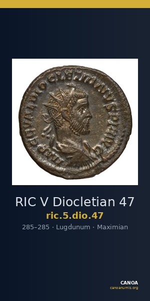 RIC V Diocletian 47 — CANOA