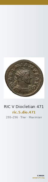 RIC V Diocletian 471 — CANOA