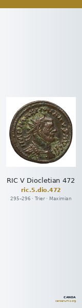 RIC V Diocletian 472 — CANOA