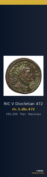 RIC V Diocletian 472 — CANOA
