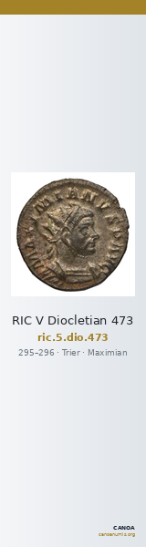 RIC V Diocletian 473 — CANOA