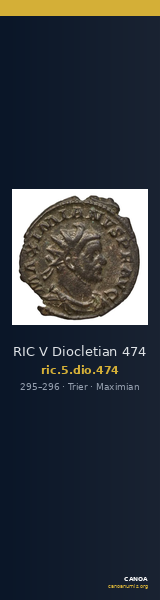 RIC V Diocletian 474 — CANOA