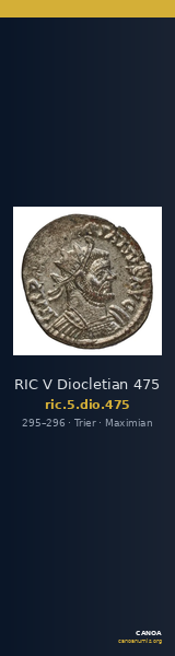 RIC V Diocletian 475 — CANOA