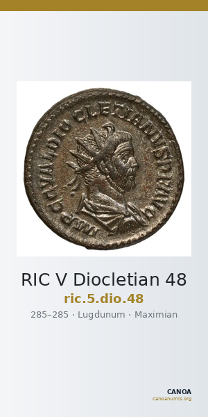 RIC V Diocletian 48 — CANOA