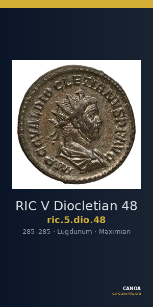 RIC V Diocletian 48 — CANOA