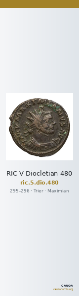 RIC V Diocletian 480 — CANOA