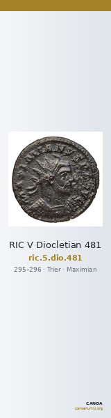 RIC V Diocletian 481 — CANOA