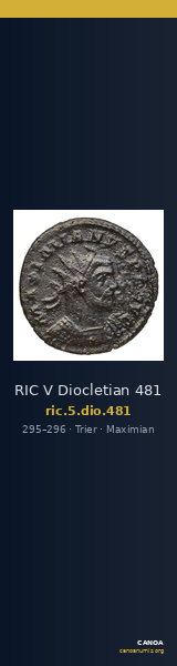 RIC V Diocletian 481 — CANOA