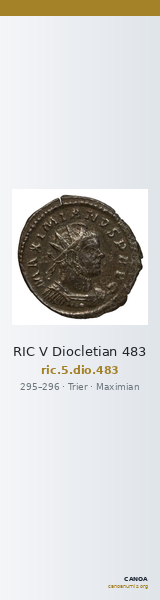 RIC V Diocletian 483 — CANOA