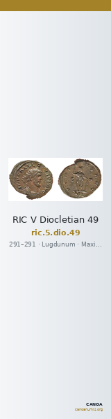 RIC V Diocletian 49 — CANOA