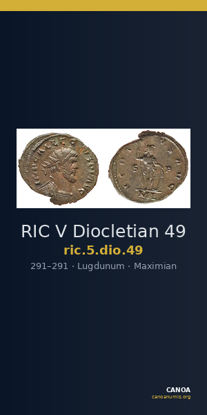 RIC V Diocletian 49 — CANOA