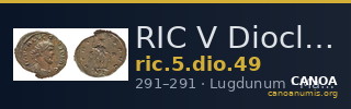 RIC V Diocletian 49 — CANOA