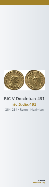 RIC V Diocletian 491 — CANOA
