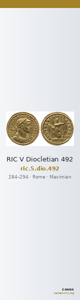RIC V Diocletian 492 — CANOA