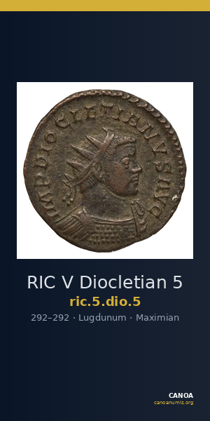RIC V Diocletian 5 — CANOA