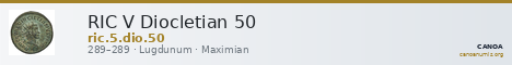 RIC V Diocletian 50 — CANOA