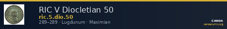 RIC V Diocletian 50 — CANOA