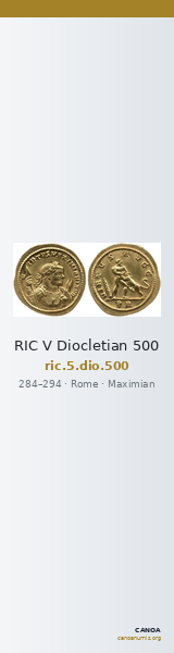 RIC V Diocletian 500 — CANOA