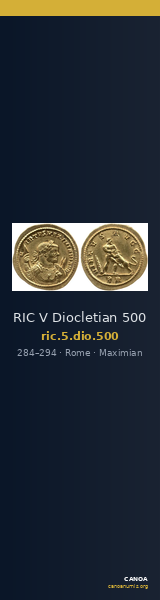 RIC V Diocletian 500 — CANOA