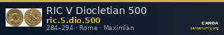 RIC V Diocletian 500 — CANOA