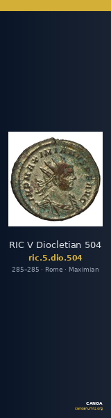 RIC V Diocletian 504 — CANOA
