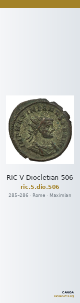 RIC V Diocletian 506 — CANOA