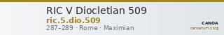 RIC V Diocletian 509 — CANOA