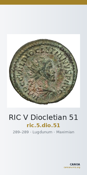 RIC V Diocletian 51 — CANOA