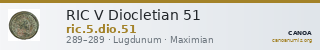 RIC V Diocletian 51 — CANOA