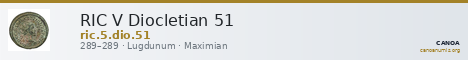 RIC V Diocletian 51 — CANOA
