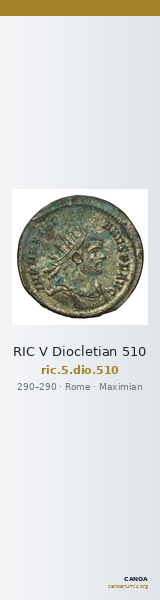 RIC V Diocletian 510 — CANOA
