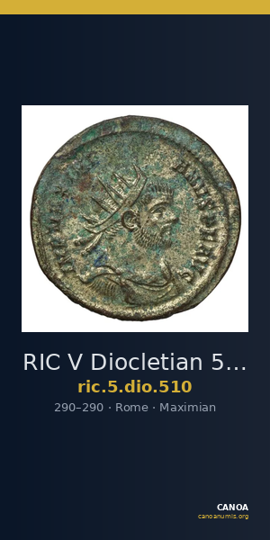 RIC V Diocletian 510 — CANOA