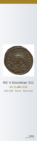 RIC V Diocletian 511 — CANOA