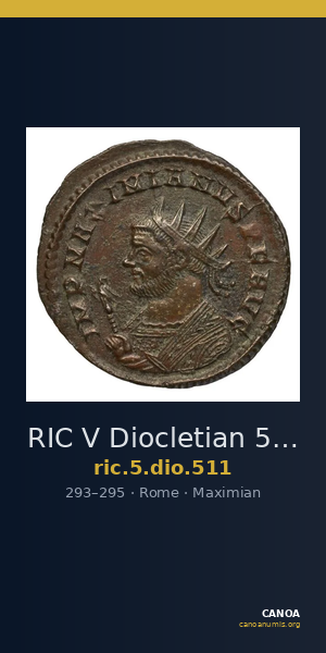 RIC V Diocletian 511 — CANOA