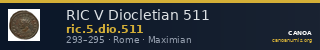RIC V Diocletian 511 — CANOA