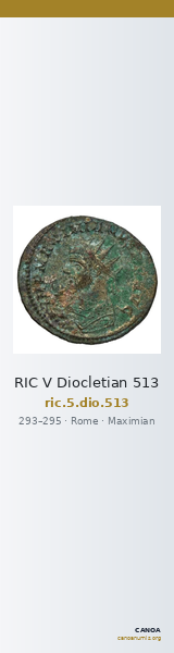 RIC V Diocletian 513 — CANOA