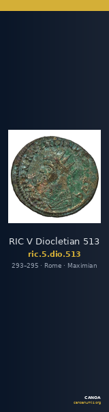 RIC V Diocletian 513 — CANOA
