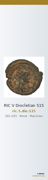 RIC V Diocletian 515 — CANOA